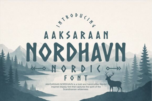 Aaksaraan Nordhavn: A Handcrafted Nordic Font for Authentic Branding