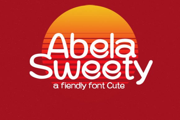 Abela Sweety: A Monoline Font for Modern Branding