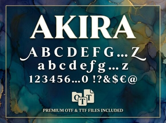 Akira: A Display Font for Headlines That Demand Attention