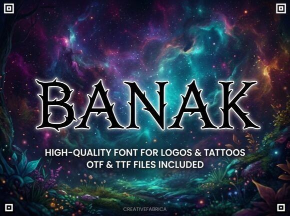 Banak: A Premium Display Font for Impactful Branding