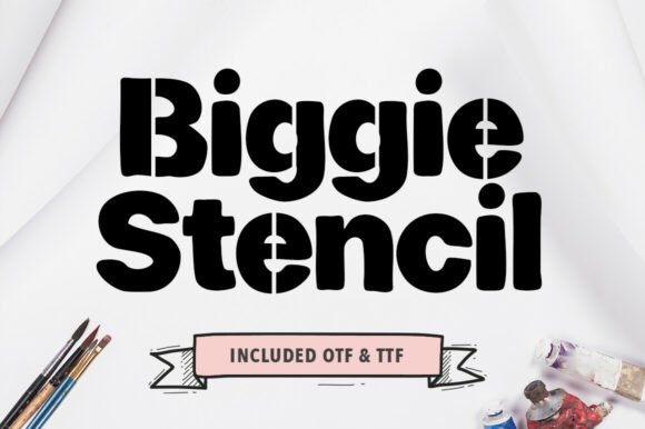 Biggie Stencil: The Bold Typeface for Impactful Design