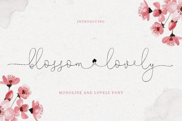 Blossom Lovely: A Handwritten Font for Personal Touches