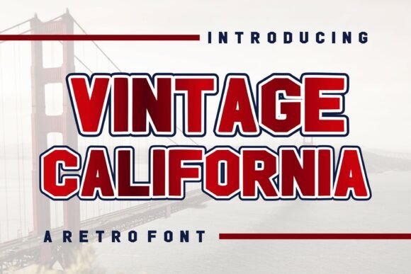 Capturing West Coast Spirit: The Vintage California Typeface