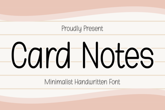 Card Notes: The Handwritten Font for Elegant Design