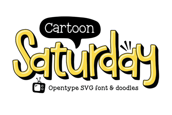 Cartoon Saturday: A Playful Font for Joyful Designs