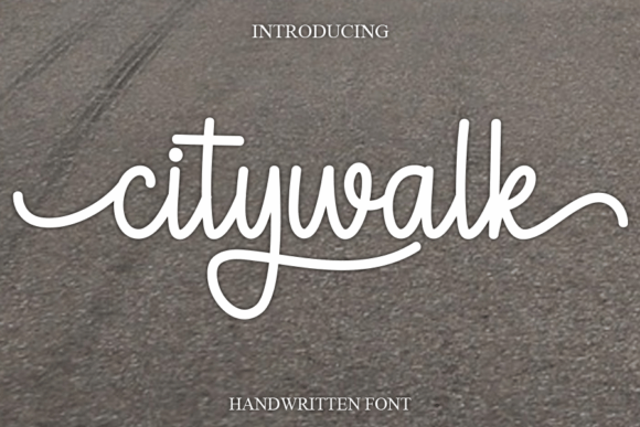 Citywalk: The Sweet, Cursive Handwritten Font That Adds Joy to Your Projects
