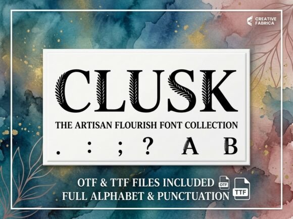 Clusk: The All-Caps Display Font That Commands Attention