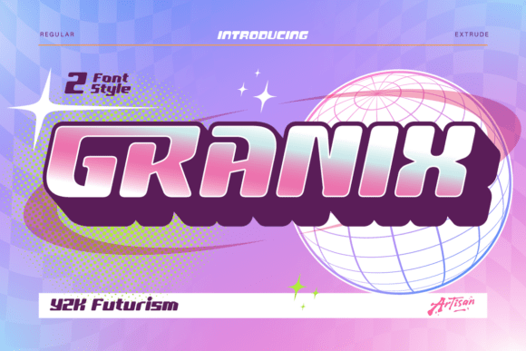 Granix: A Display Font with Retro-Future Flair