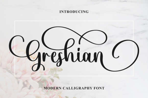 Greshian: Crafting Authenticity with a Curly Handwritten Font