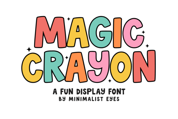Magic Crayon: A Playful Typeface for Joyful Design