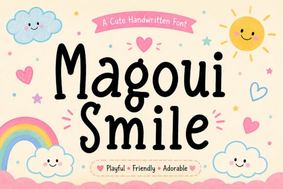 Magoui Smile: The Handwritten Font That Radiates Joy