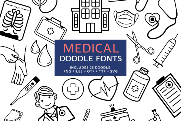 Medical Doodle: A Playful Typeface for Modern Creatives