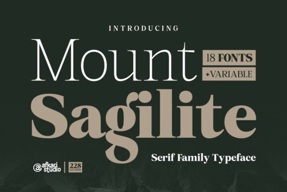 Mount Sagilite: A Modern Serif for Timeless Design