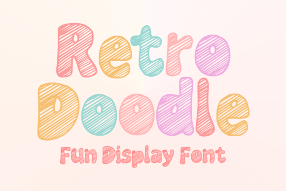 Retro Doodle: A Playful Scribble Font for Creative Projects