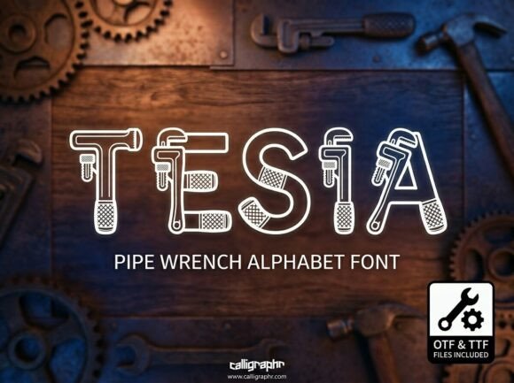 Tesia: A Bold Typeface for Unforgettable Projects