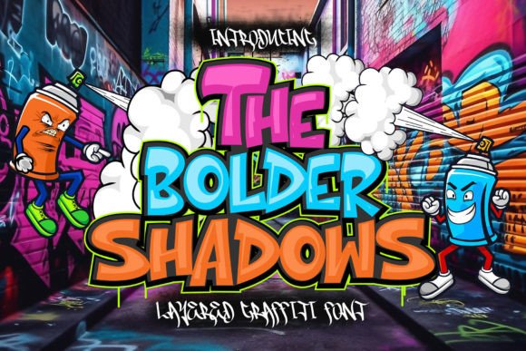 The Bolder Shadow: Edgy Urban Typography for Bold Statements