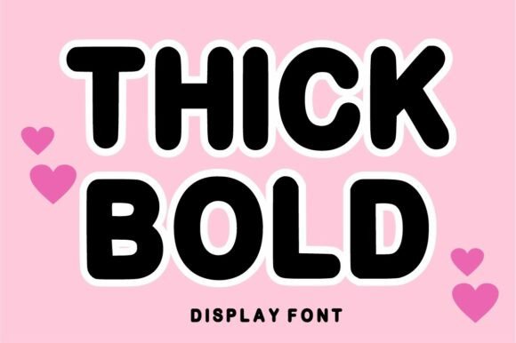 Thick Bold: The Display Font That Commands Attention