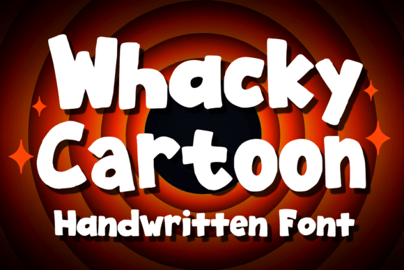 Whacky Cartoon: Your Go-To Font for Playful, Retro-Modern Designs